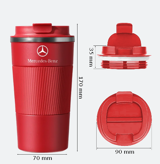 Termohrnek Mercedes-Benz - červený (510ml)